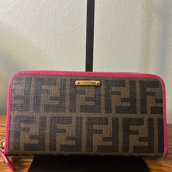 Fendi zucca zip around wallet - Picture 1 of 6